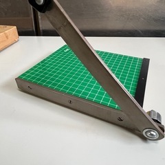 King GREEN CUTTER サイズ カビネ ( 2L判 ) 箱入り 裁断機 ペーパーカッター 裁断テスト済 浅沼商会 中古品 ④の画像