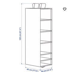 【タダ】IKEA SKUBB 吊り下げ収納ボックスの画像