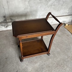 【2月限定特価】キツツキ木製ワゴン/アンティーク家具