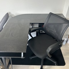 （商談中）L字デスクとデスクチェアセット