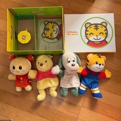 ワンワン、ウータン、しまじろう、プーさんパペット他セット
