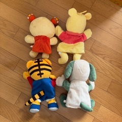 ワンワン、ウータン、しまじろう、プーさんパペット他セット
の画像