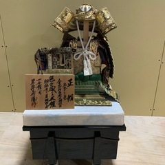 【ジモティー割】兜　五月人形　日本の伝統行事 玉鳳　木箱（ID5...