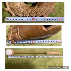 木魚 丸座布団 バチ 仏具の画像