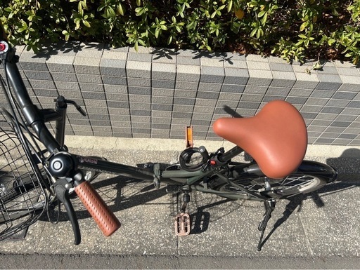 北見市発】折り畳み自転車SKYMAX JM KQ1657 ギアなし 20インチ 赤