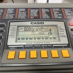 CASIO　キーボード　CTK-601　ピアノ　電子　鍵盤　アダプター付属　61鍵盤　音出し確認済　動作確認済　中古品　③の画像