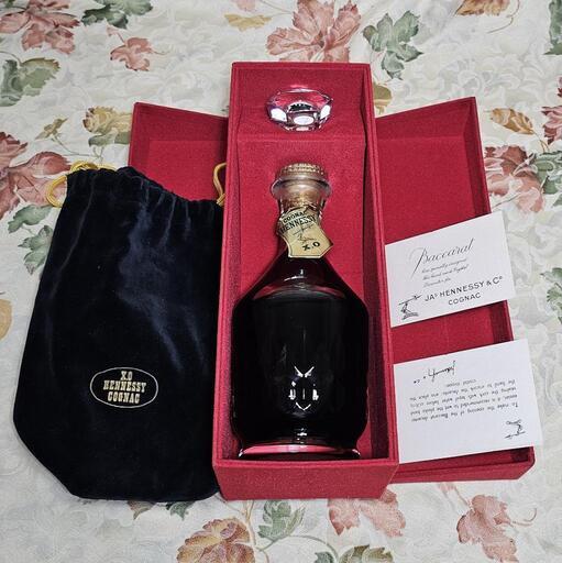 Hennessy　 XO 　カラフェ バカラ クリスタル コニャック ブランデー ケース・替え栓付き