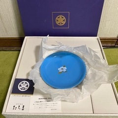 たち吉／花もよう 取り分け揃／大皿１枚　取り分け皿５枚 絵がわり...