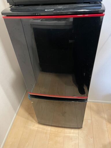 【受付終了】SHARP ノンフロン冷凍冷蔵庫137L（冷凍室46L/冷蔵室91L）+洗濯機