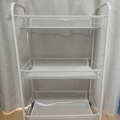 IKEAキャスター付き収納ラック