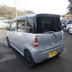 (6335)　9.8万　H22(2010)年　ダイハツ タントエグゼ カスタムRS　※現状販売(保証なし)　AT　ナビ、ETC付  エアコン、リアダンパー×　　シルバー　走行82,696KMの画像