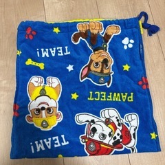 ハンドメイド　パウパトロール　巾着　バッグ　お着替え入れの画像