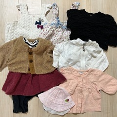 ベビー服 子供服 女の子 70~90 7点セット