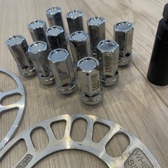 zeke零　ホイールナット12本+専用ソケット+ホイールスペーサー3mm×2枚の画像