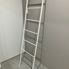 ※キャンセルのため再開しました※tower 山崎実業　ラダーハンガー　洋服掛け　ホワイトの画像