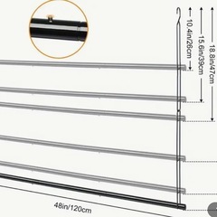【新品未開封】クローゼット吊り下げロッド①