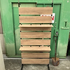 ラダーラック　ウォールラック　棚　突っ張り棒　オシャレ　おしゃれ　家具　収納　棚の画像
