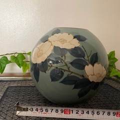 九谷焼　旭山　花瓶の画像