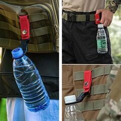 ペットボトルホルダー/ワンタッチバックル2個セット（新品）の画像