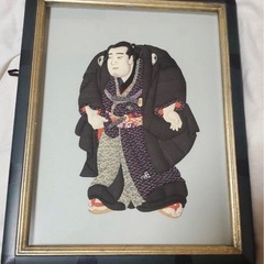 超希少‼️　岡野泰幸　江戸ちりめん　押し絵