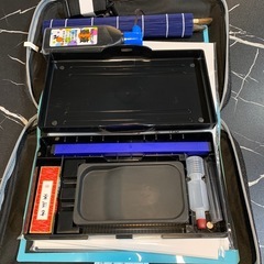 【ジモティー割】あやかし　書道用具セット ケース付き　（ID567）の画像