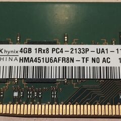 デスクトップ用メモリ PC4-2133P 4GB 3枚セットの画像
