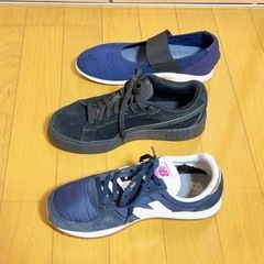 3足まとめ売り　PUMA.newbalance.ニットパンプスの画像