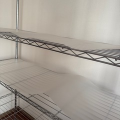 スチールラック 4段 PPシート付き ニトリの画像