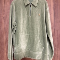 Polo Ralph Lauren 緑 コーデュロイ ハーフジップ