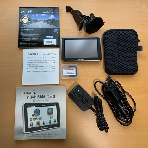 カーナビ ガーミン Garmin nuvi 2465 日本版 & ヨーロッパ地図ソフト