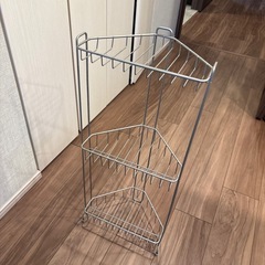 スチール製　三角ワイヤーラックの画像