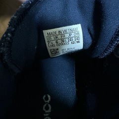 adidas キャンバス ハイカットスニーカー　24.5 cm ネイビーの画像