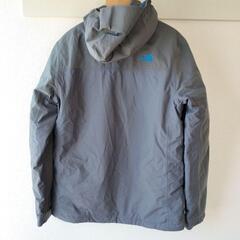 THE NORTH FACE ナイロンフード付きフリースグレージャケット海外販売の画像