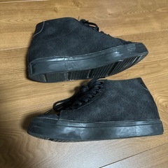 adidas ハイカットスニーカー インソール　ブラック　24.5 cmの画像