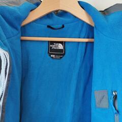 THE NORTH FACE ナイロンフード付きフリースグレージャケット海外販売の画像