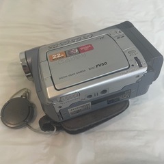 【動作良好】Canon FV50 ビデオカメラ キット 22倍ズームの画像