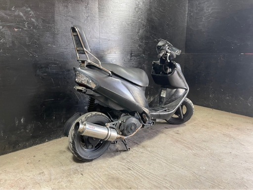 ★支払い総額9.0万円★買取強化中！査定無料！スズキ アドレスv125G CF46A 社外マフラー！縦型バックレスト！社外メーター！