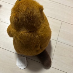 マーモット音声ぬいぐるみ新品タグ付きの画像
