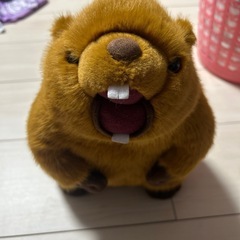 マーモット音声ぬいぐるみ新品タグ付きの画像