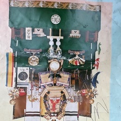 ５月人形５段飾り鎧カブトです。