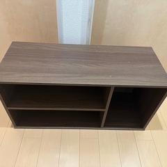 テレビ台　カラーボックス　ダークブラウン