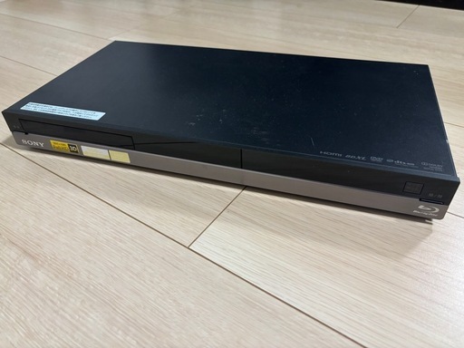 【ジャンク品】SONYブルーレイリコーダー