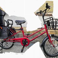 　使用回数少❗チャイルドシート付き自転車