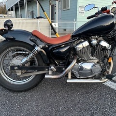 ビラーゴ250(自作ジョッキーシフト)BL10チェーン付きの画像