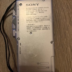 SONY  カセットレコーダーの画像