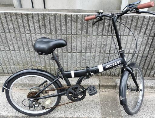 ARCHNESS 折りたたみ自転車 ブラック\n