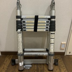 アルミ伸縮脚立はしご　業務用　屋根　木登り高所作業
