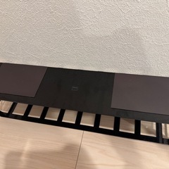 山崎実業(Yamazaki) 冷蔵庫横マグネットワイド収納バスケット ブラック 約W50×D12×H12cmの画像