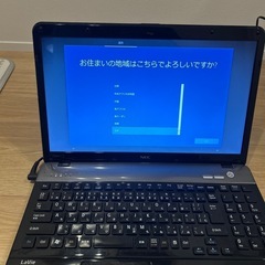 NEC  LaVie 　ノートパソコンの画像