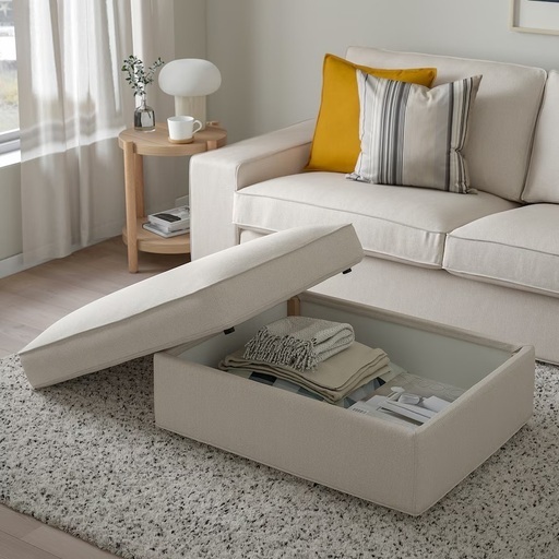 IKEA KIVIK シーヴィク ３人掛けソファとオットマンのセット